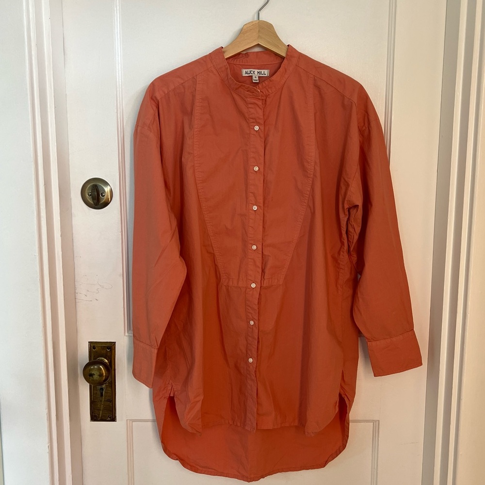 Alex Mill Orange Button Down Shirt